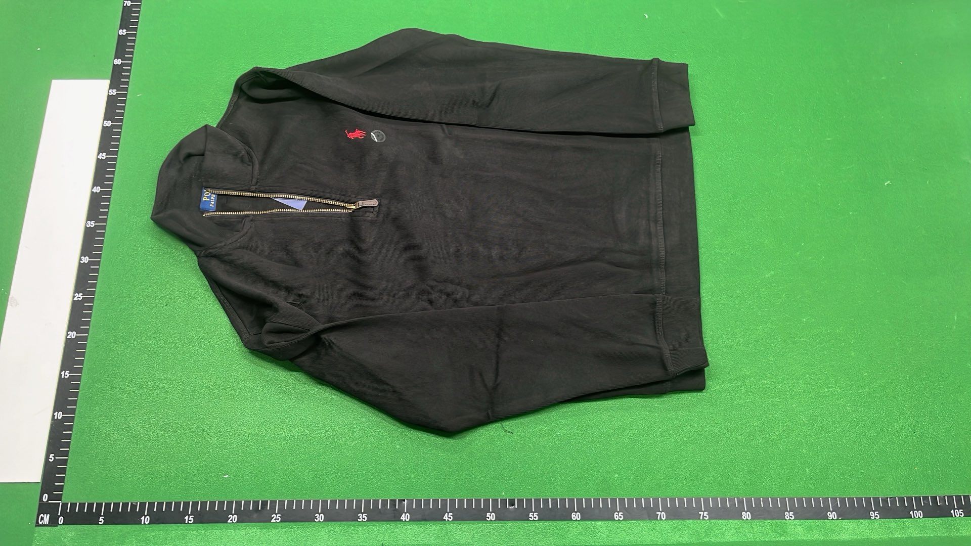 Zip-Up Long-Sleeve Embroidered Sweatshirt 4