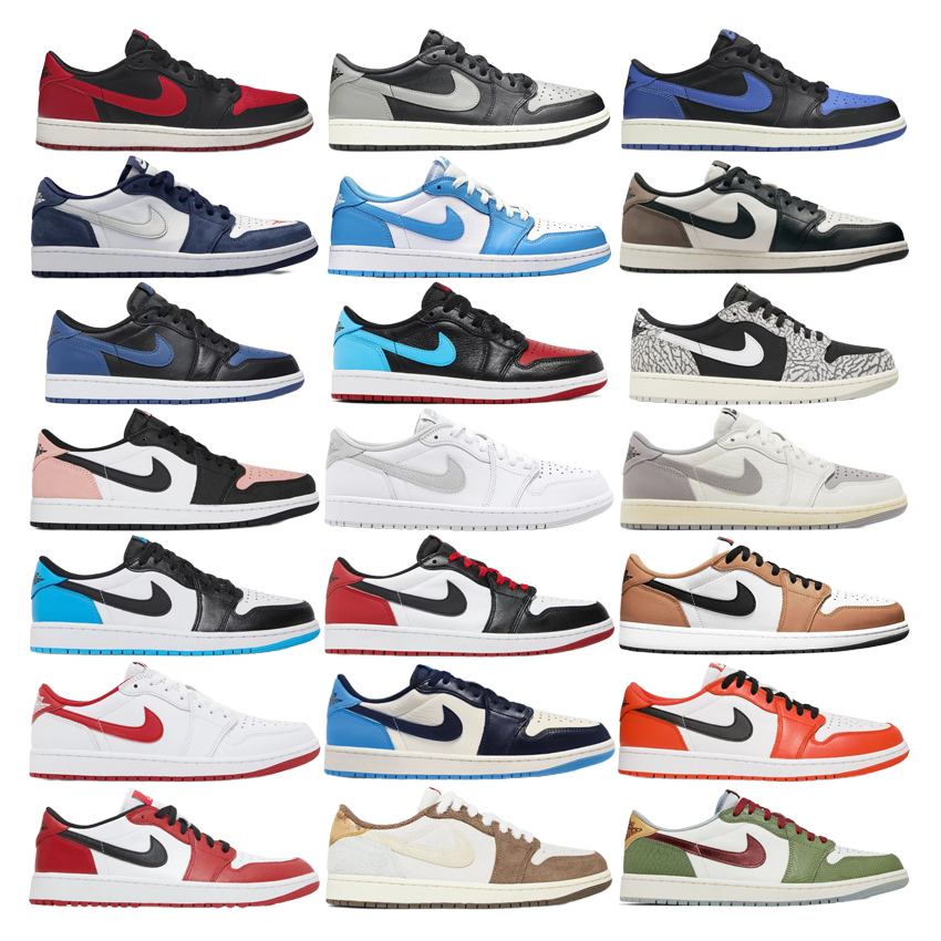 J0R 1 Retr0 Low collection — Shoes