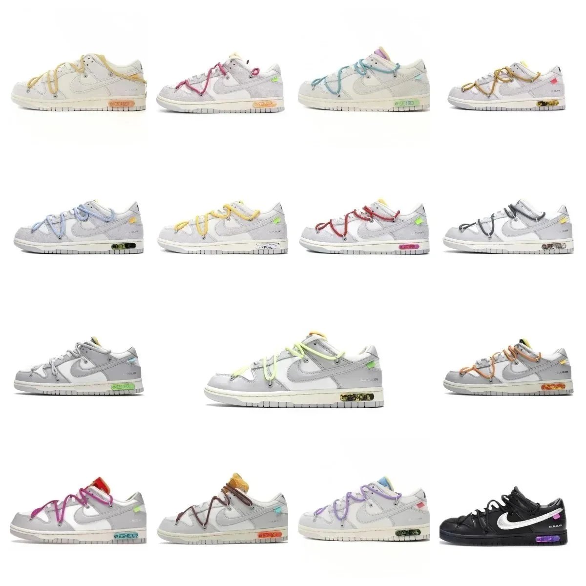 OG D** Low Off-Wh1te The Lot No.34-50 — Shoes
