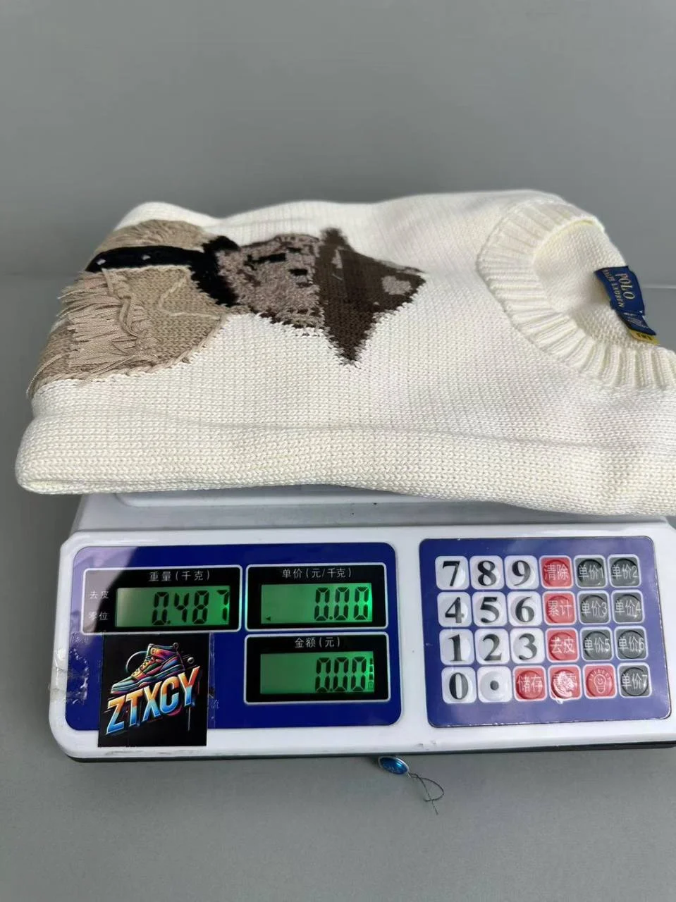 Cotton Long-Sleeve Embroidered Knitwear — CY 6