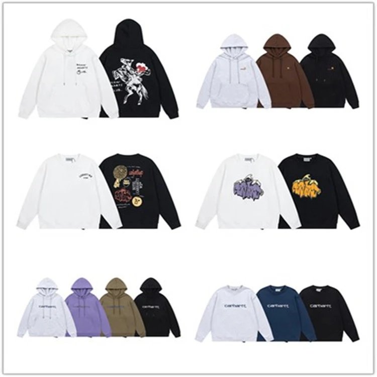 Unisex Loose-Fit Hooded Solid-Colour Jacket — Carh*artt / W*IP