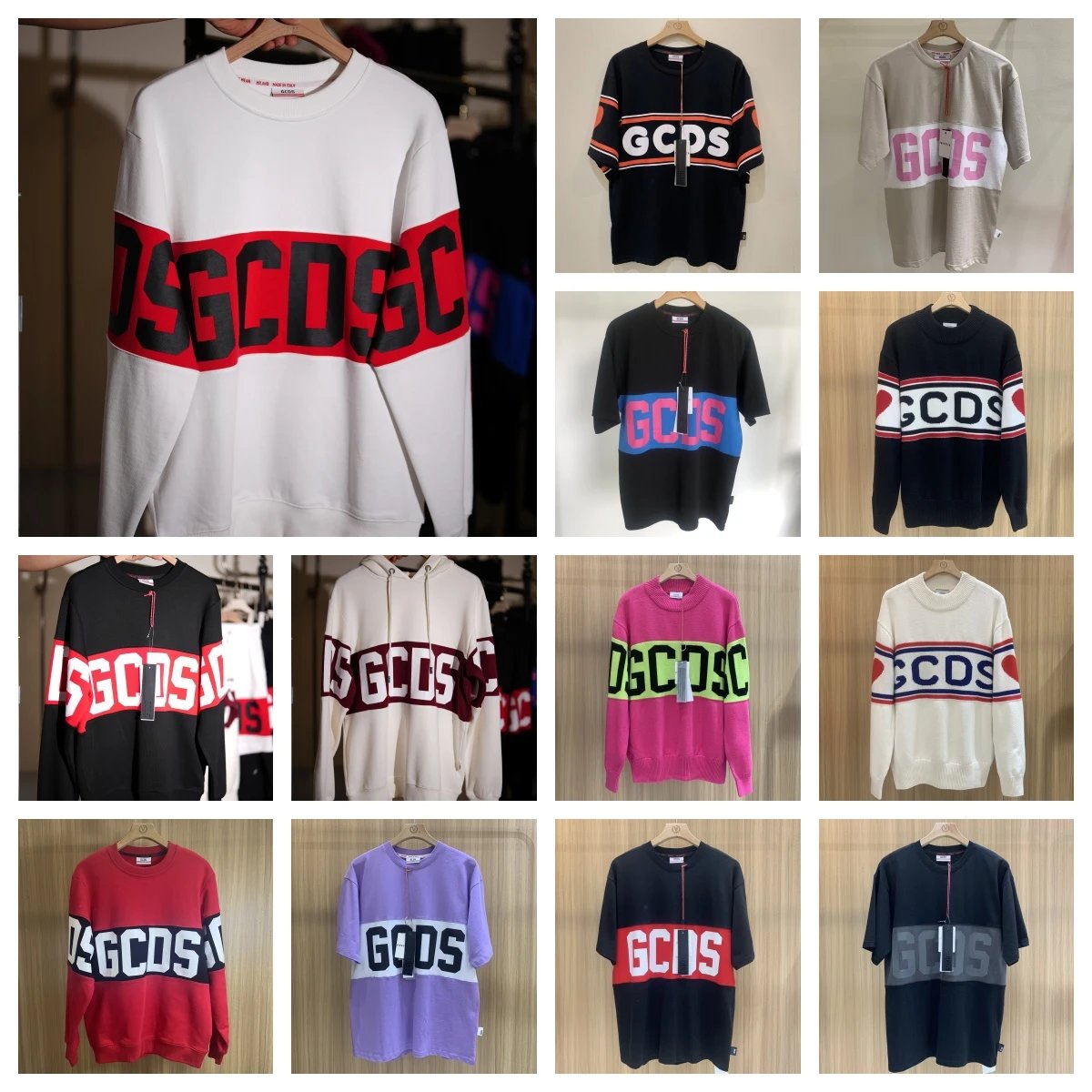 Unisex Knitted Crewneck Panelled Sweatshirt — UF-1