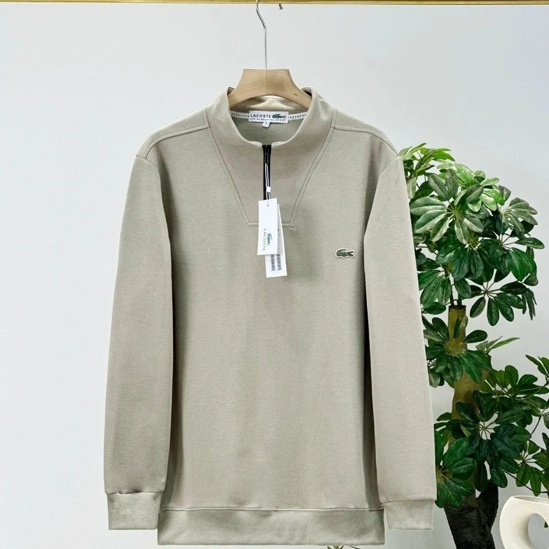 Loose-Fit Zip-Up Long-Sleeve Sweatshirt — ey