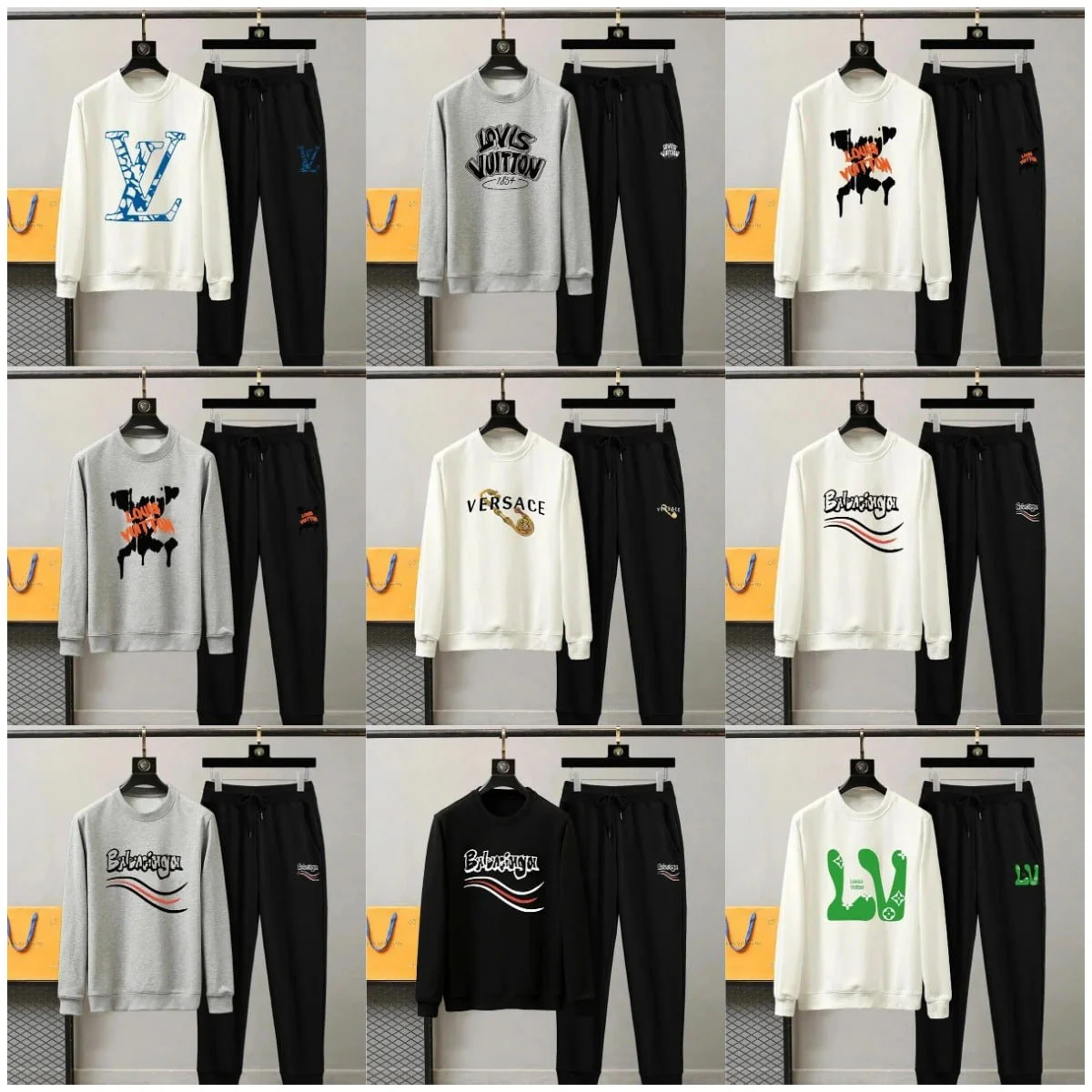 Loose-Fit Sweatshirt Set — LL55 3
