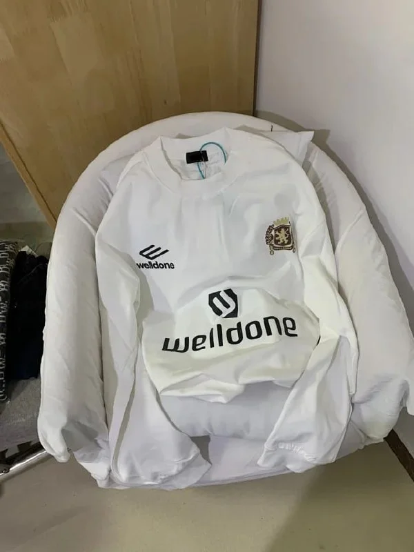 Unisex Long-Sleeve Printed Letter-Graphic Number-Graphic Sports Jersey — WE11DONEWHITEwelldone 3