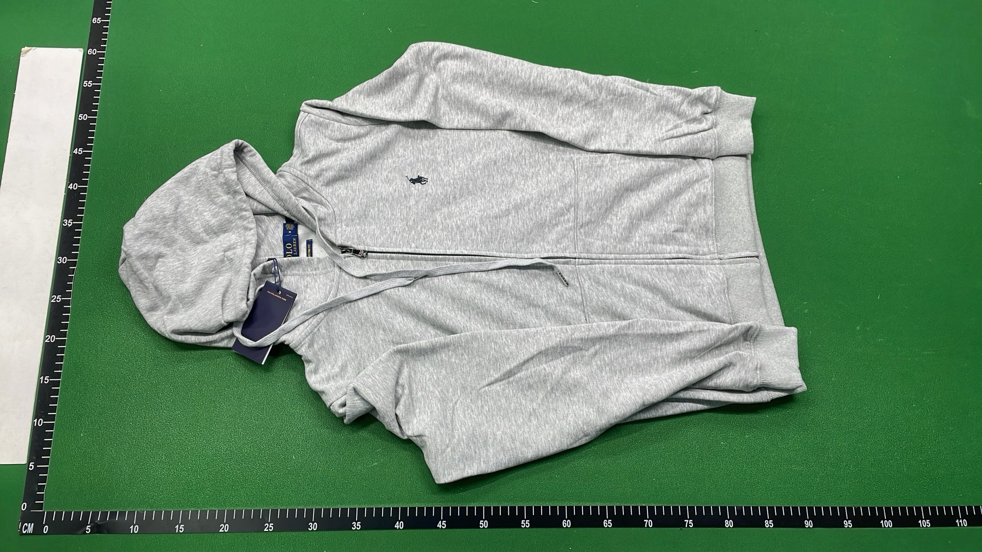 Zip-Up Embroidered Sweatpants — #4978 4