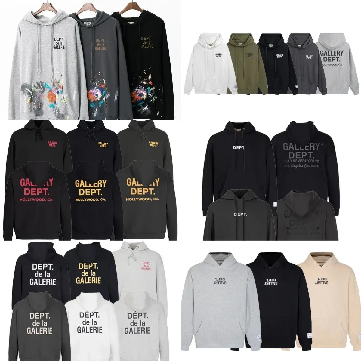 Hooded Printed Hoodie Selection — GD — #4986