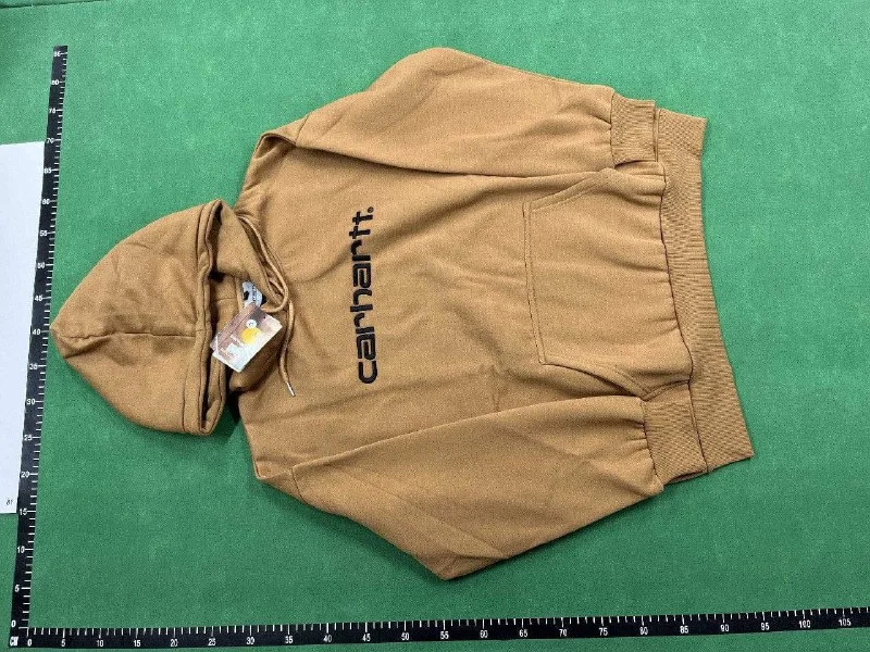 Unisex Loose-Fit Embroidered Letter-Graphic Hoodie — #5008 5