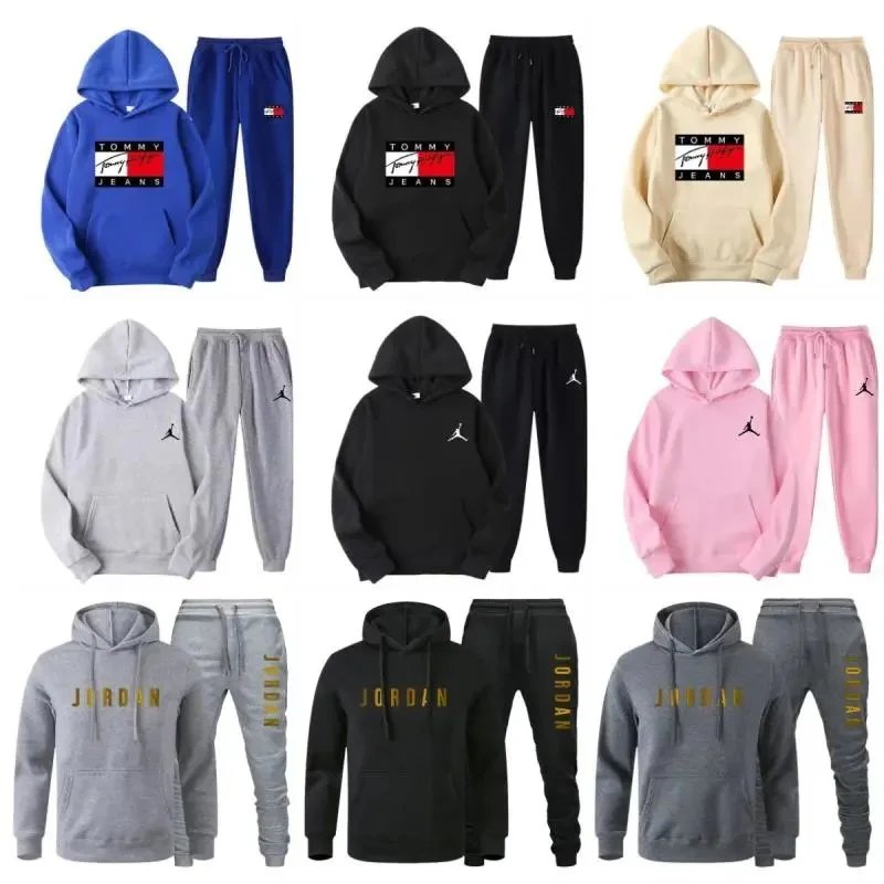 Men's Loose-Fit Hoodie & Pants Set — JY03