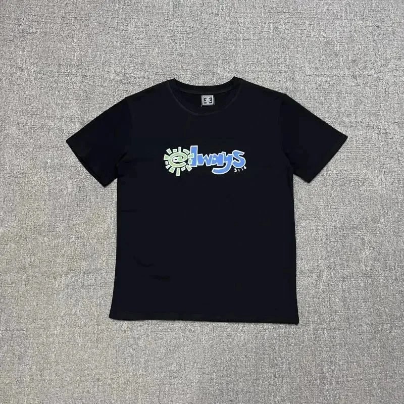 Casual loose high street couple short-sleeved T-Shirts for men and women 7