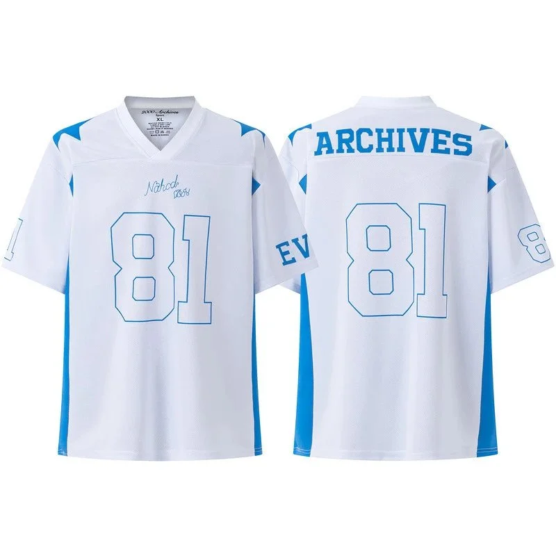 Mesh jersey men’s and women’s short-sleeved T-Shirt — #505 6