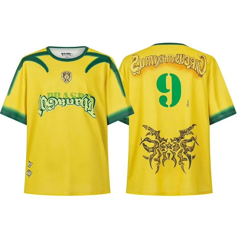 Mesh jersey men’s and women’s short-sleeved T-Shirt — #505 8