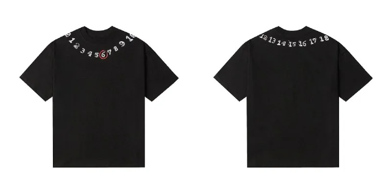 Digital garbled loose cotton T-Shirt 5