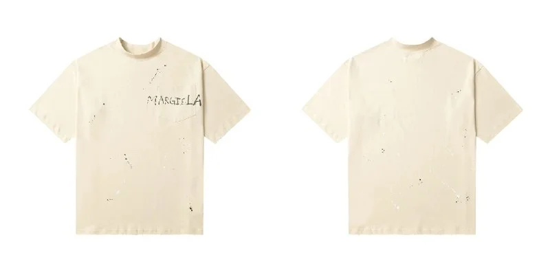 Digital garbled loose cotton T-Shirt 9