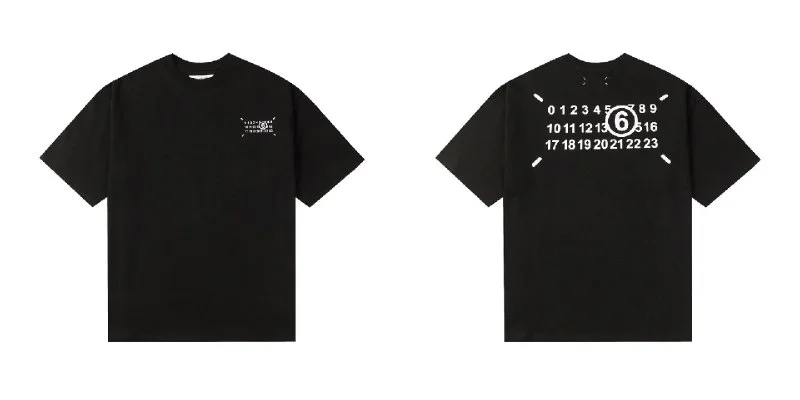 Digital garbled loose cotton T-Shirt 10