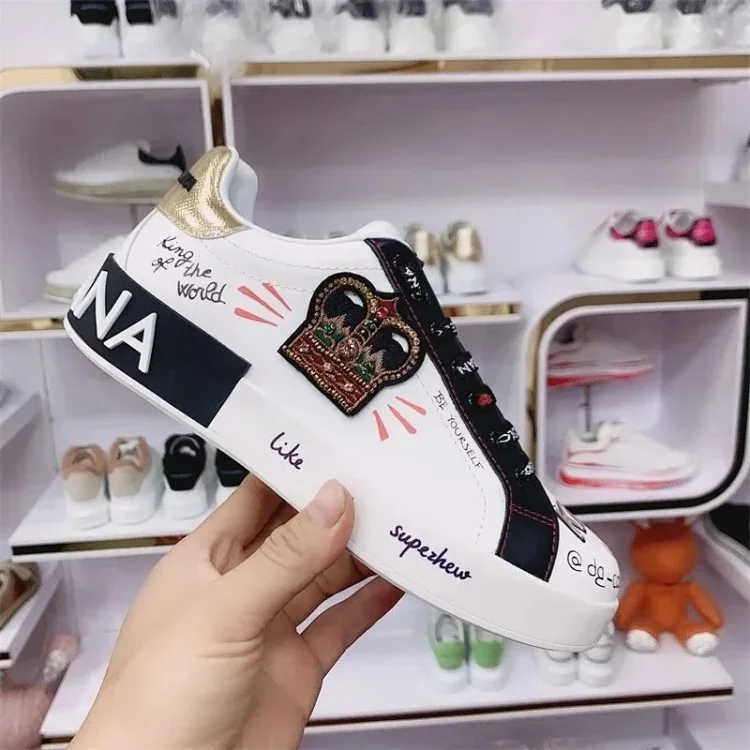 Unisex Graffiti-Print Shoes — #5094 2