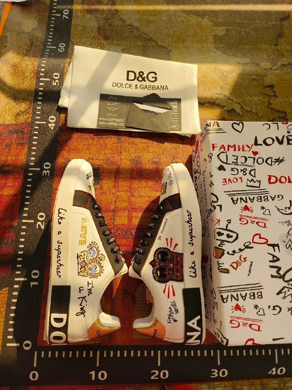 Unisex Graffiti-Print Shoes — #5094 4