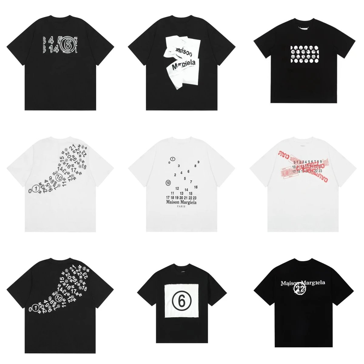 M*M*6 American Fashion T-Shirt-006 Event Style Non-returnable and non-exchangeable