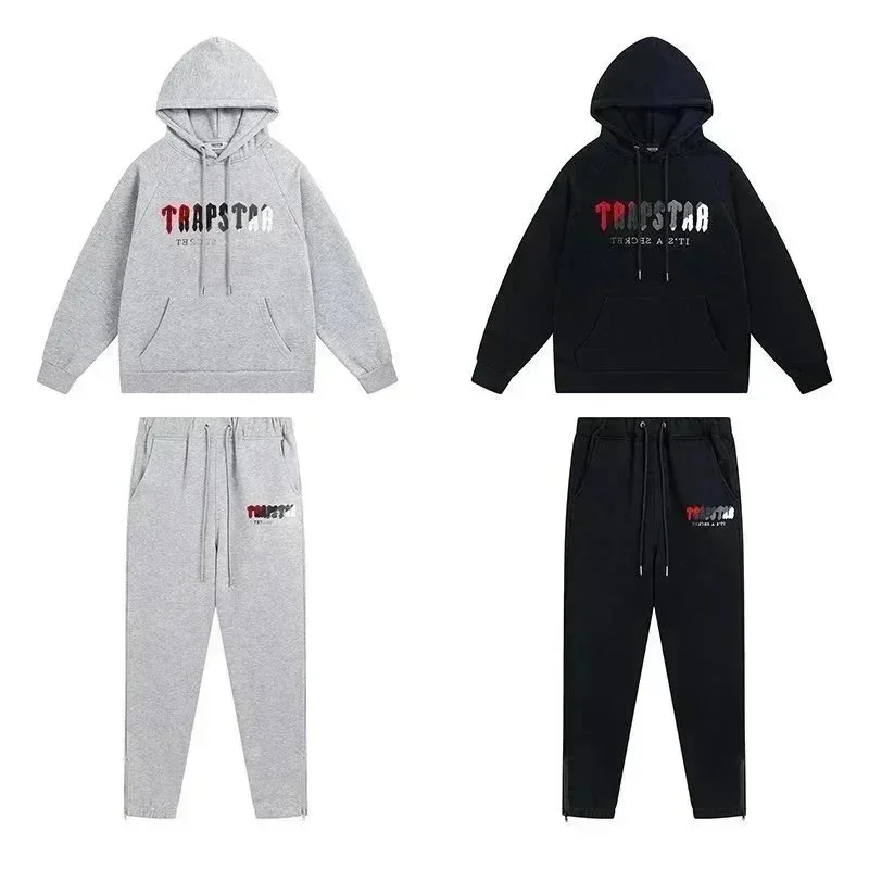 Embroidered Letter-Graphic Sweatshirt Set — BQQ 2