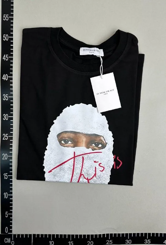 PG18- masked man mask loose short-sleeved T-Shirt for men 3
