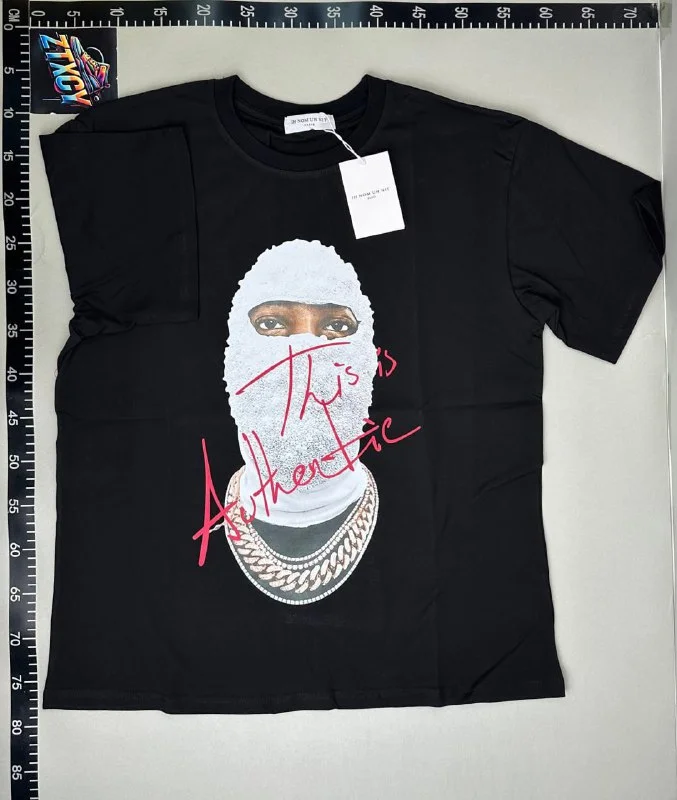 PG18- masked man mask loose short-sleeved T-Shirt for men 4
