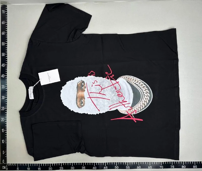 PG18- masked man mask loose short-sleeved T-Shirt for men 5