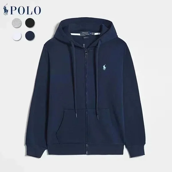 Zip-Up Embroidered Sweatpants — #5202 6
