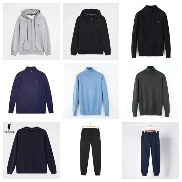 Zip-Up Embroidered Sweatpants — #5202 10