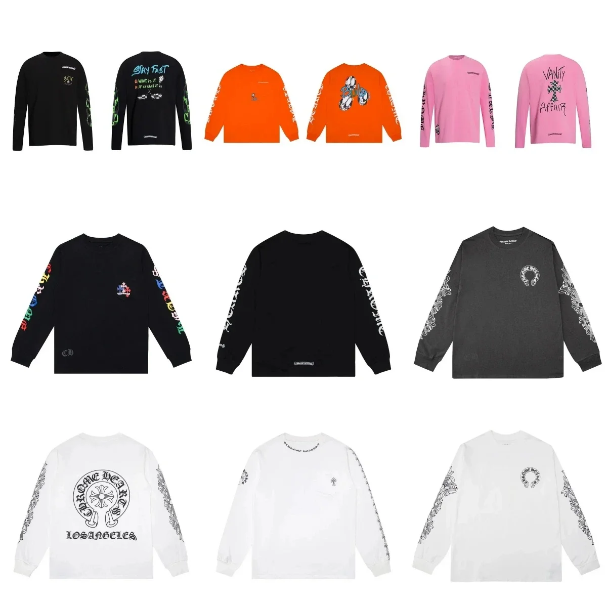 Unisex Cotton Long-Sleeve Printed Long-Sleeve Top — highest 2