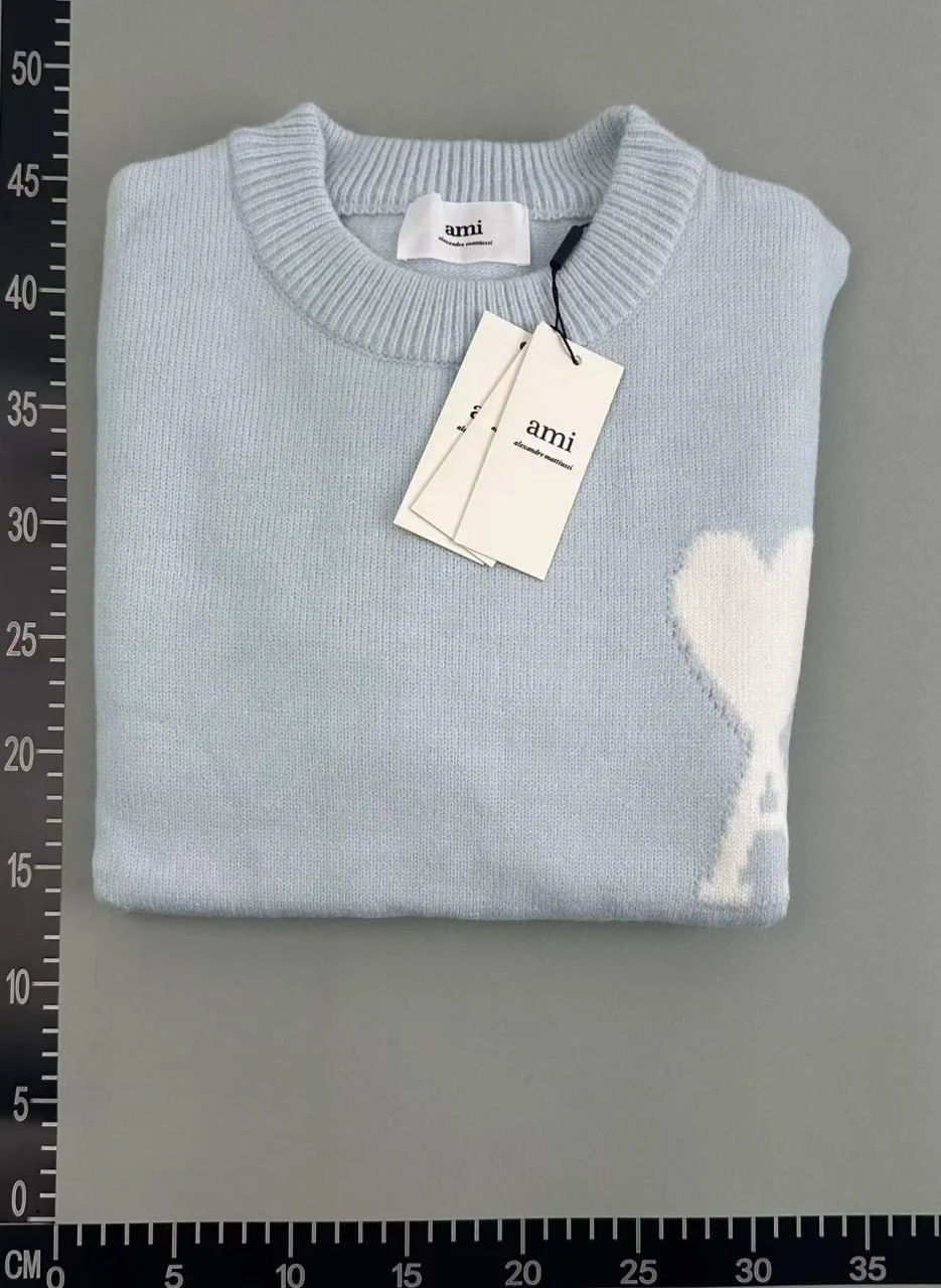 Unisex Loose-Fit Crewneck Knitwear — #5286 5