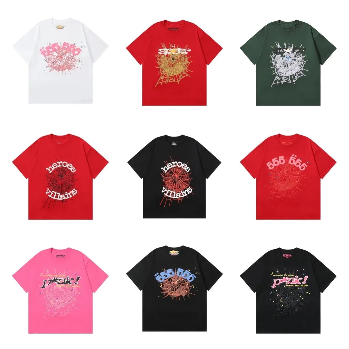 Short-Sleeve Letter-Graphic Puff-Print T-Shirt — #544