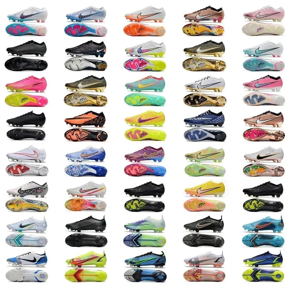 Assassin Low Top Waterproof Knit FG Football Cleats 1 Casual sneakers — #5686
