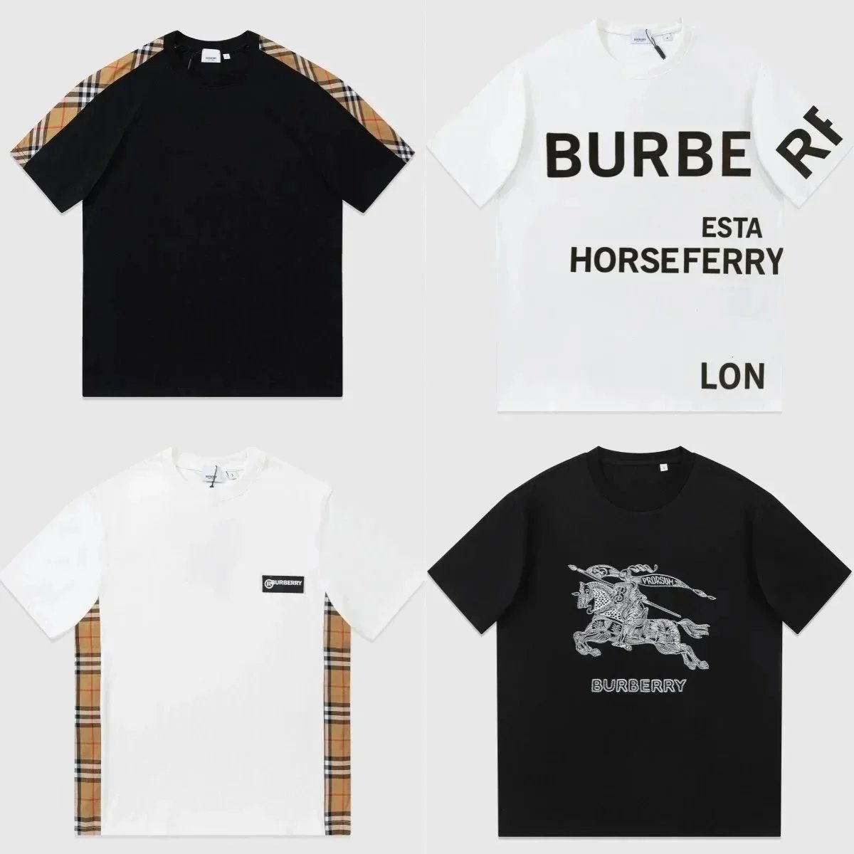 Short-Sleeve Embroidered T-Shirt Selection — HK77