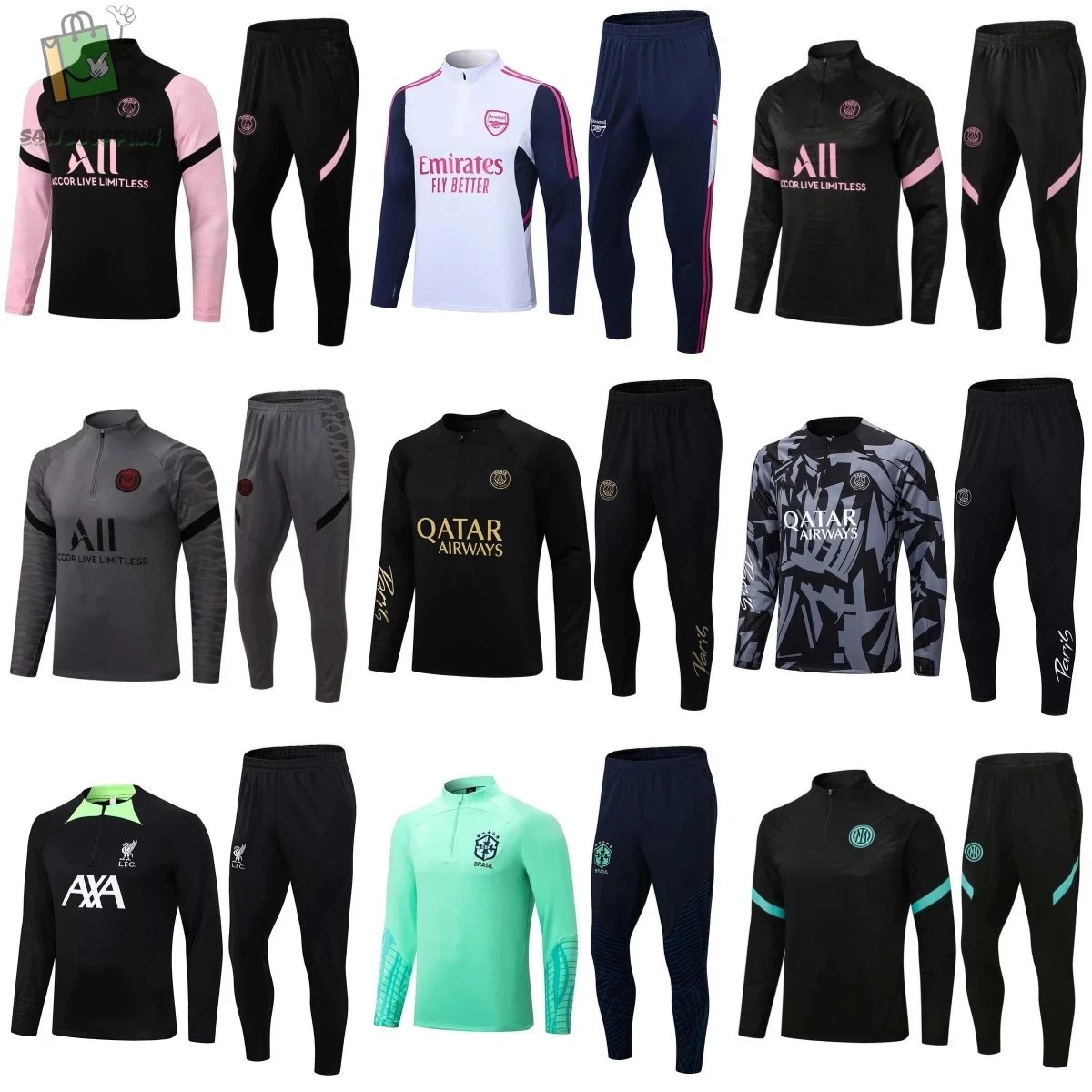 SQ08-Football uniform — Clothing Set