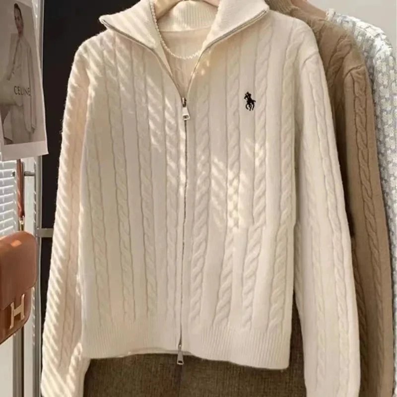Unisex Loose-Fit Knitted Long-Sleeve Jacket — KB