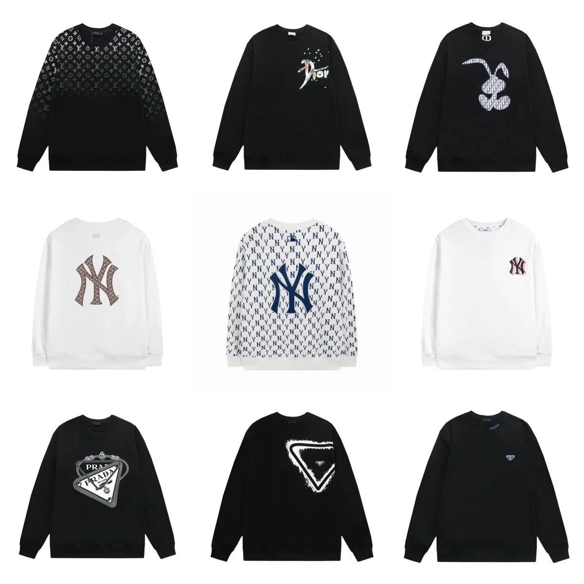 Crewneck Long-Sleeve Sweatshirt
