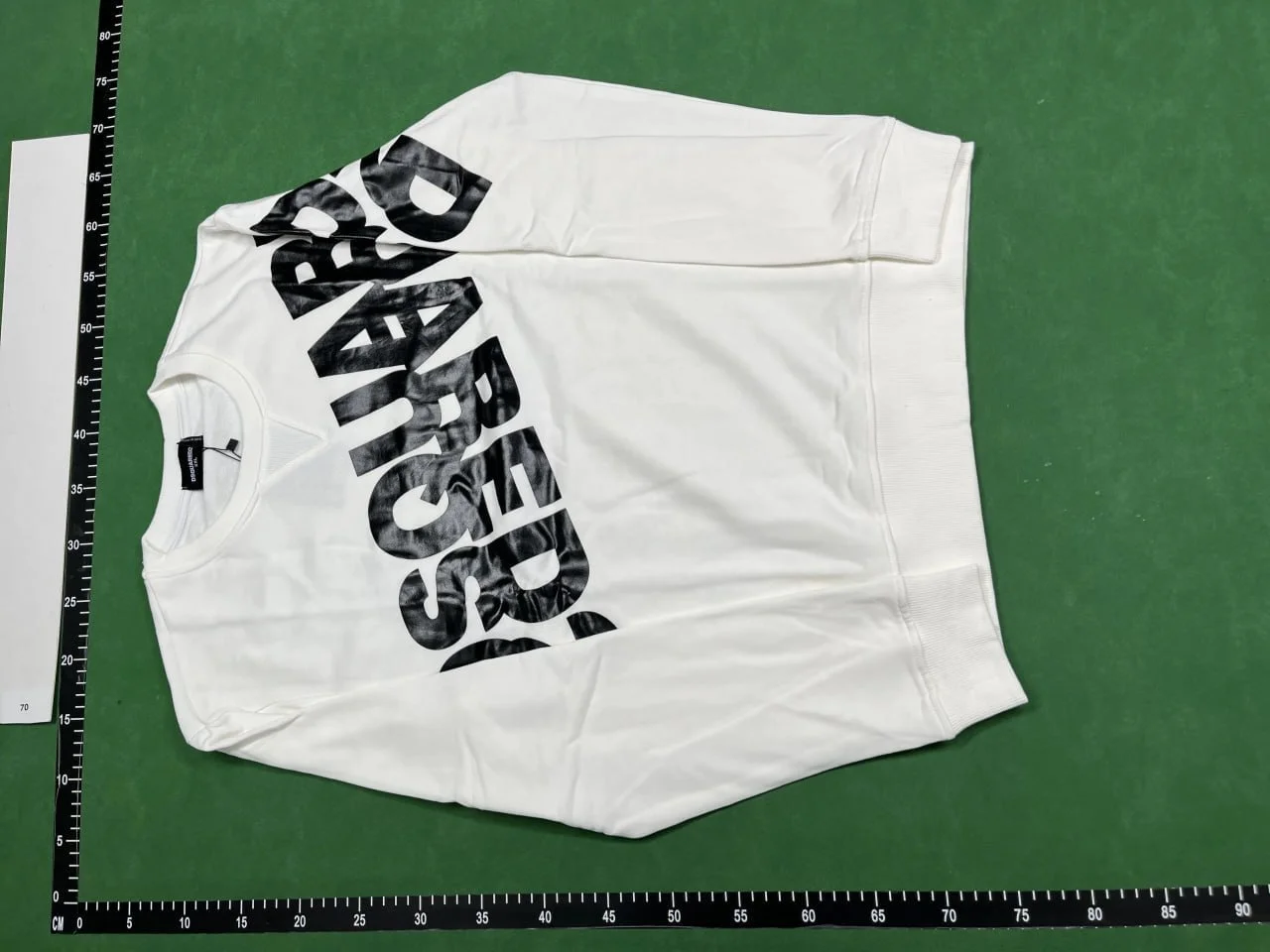 Loose-Fit Long-Sleeve Graffiti-Print Long-Sleeve Top — W07-DQ 3