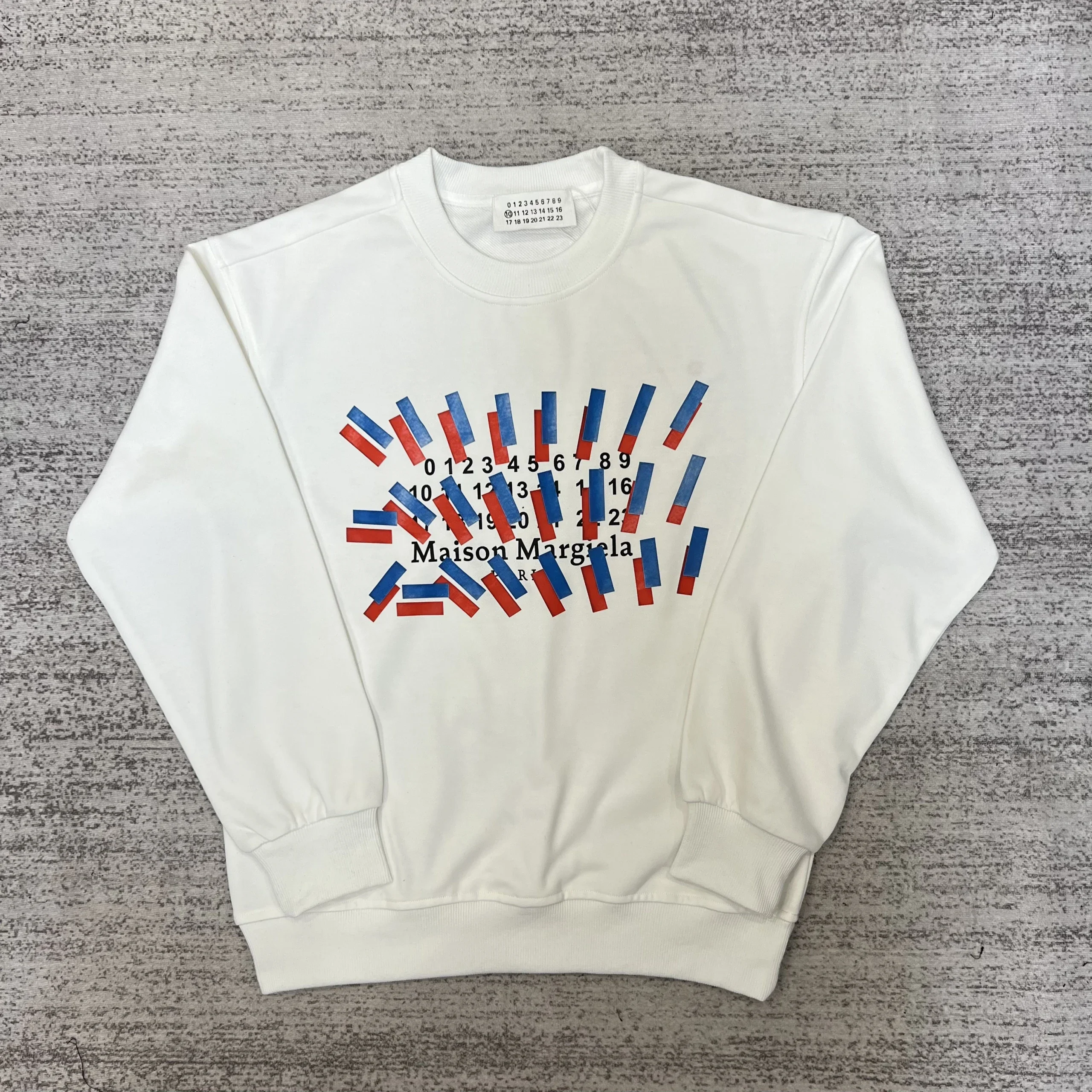 Unisex Crewneck Printed Number-Graphic Sweatshirt 2