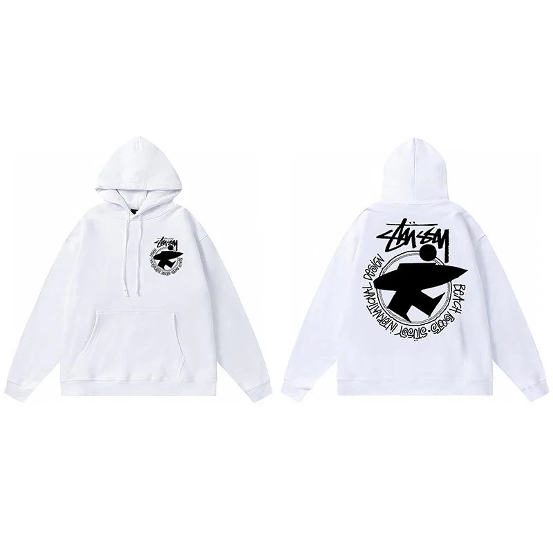 Hooded Printed Letter-Graphic Sweatshirt