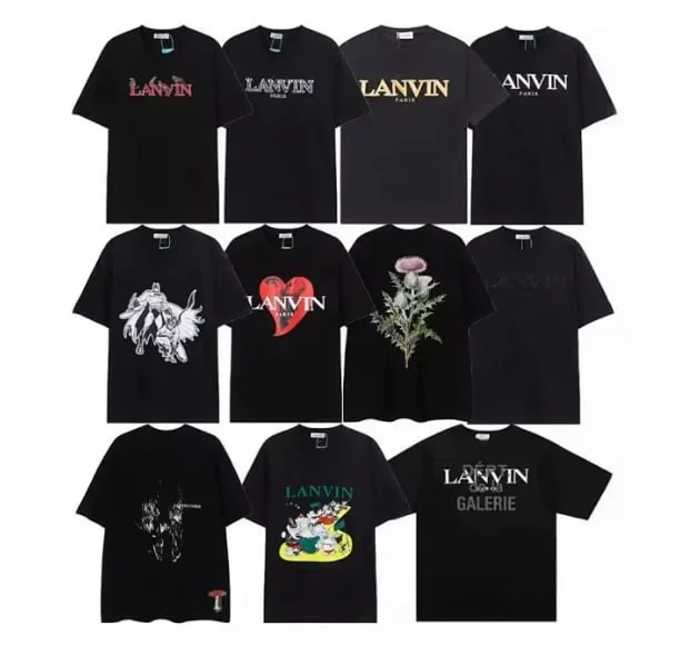 Unisex Short-Sleeve Embroidered Printed T-Shirt 7