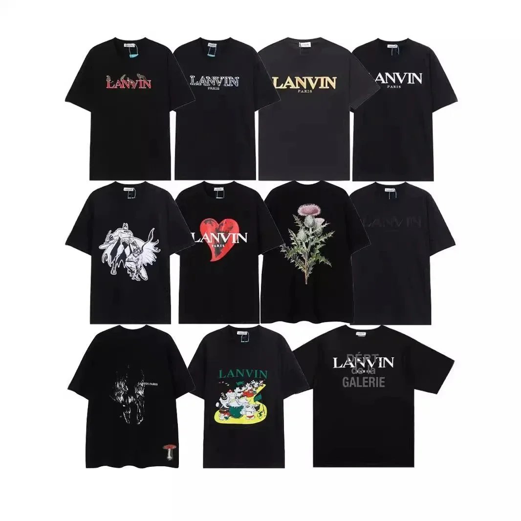 Unisex Short-Sleeve Embroidered Printed T-Shirt