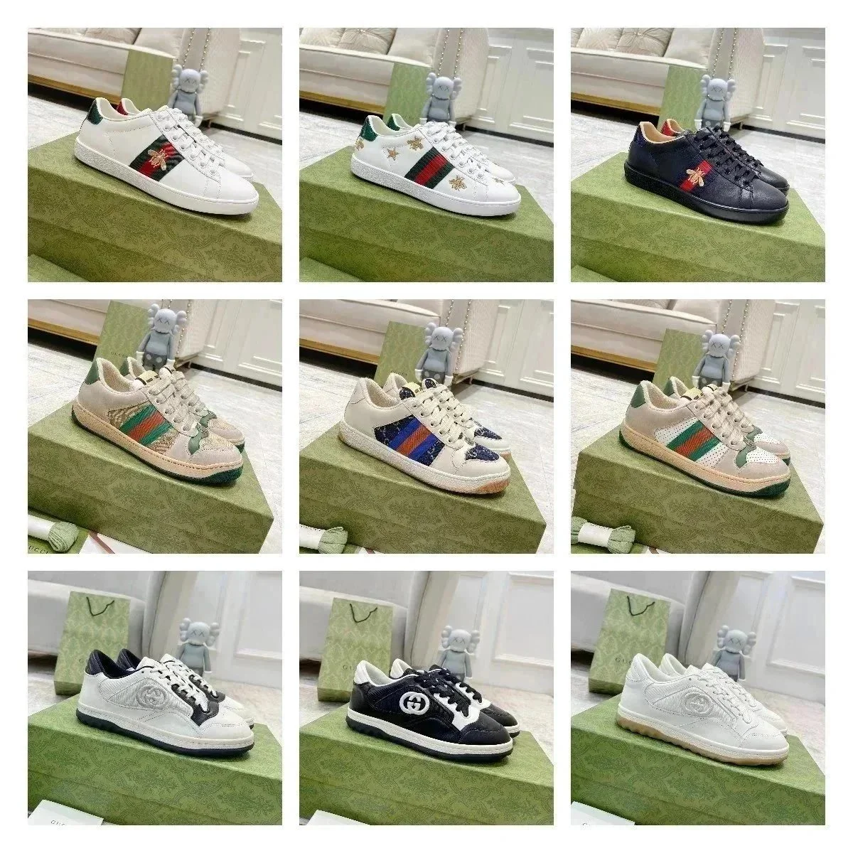 Unisex Panelled Retro Shoes — LX14 2