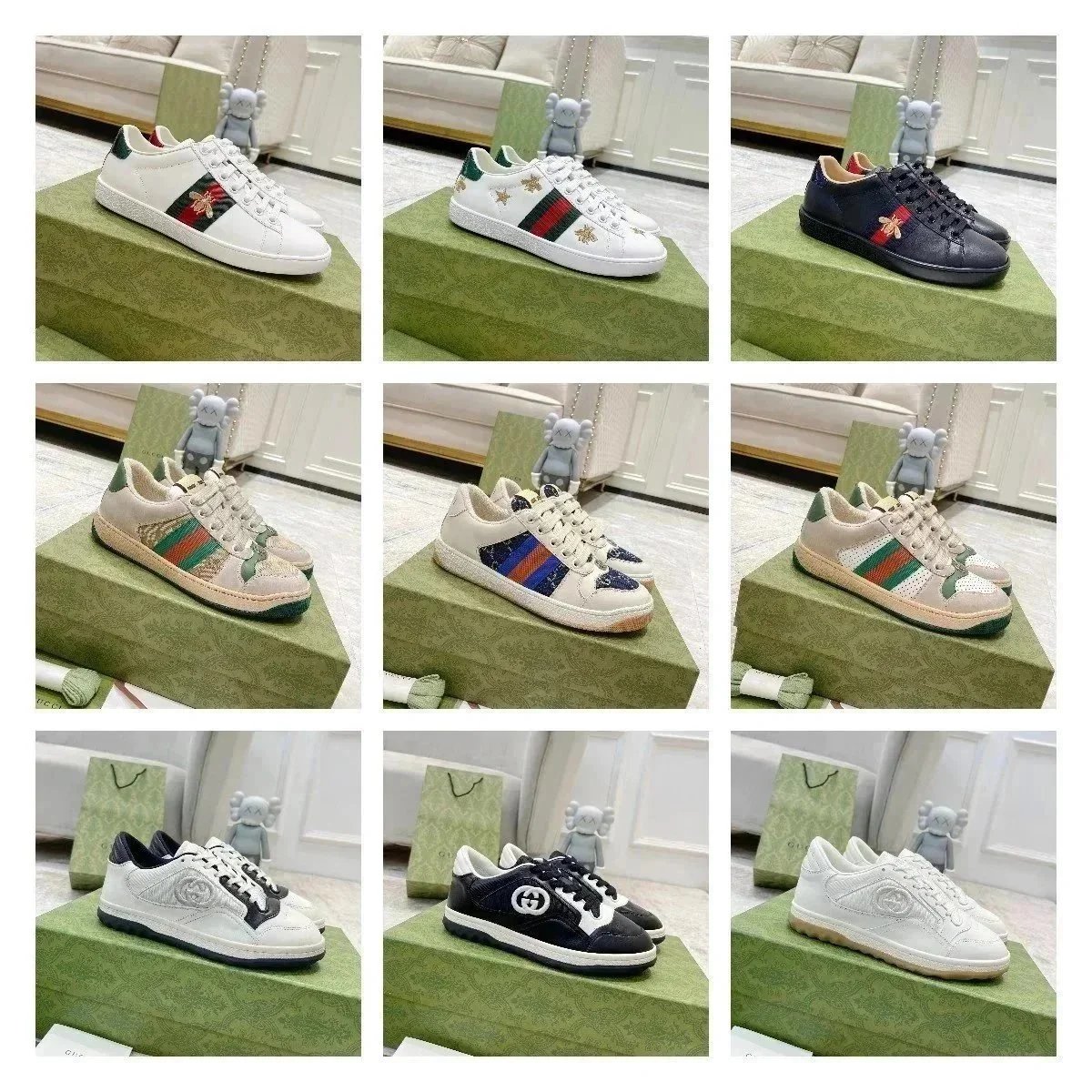 Unisex Panelled Retro Shoes — LX14