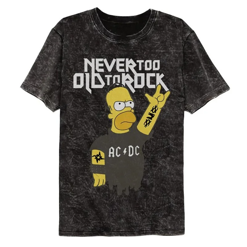 Short-Sleeve Washed T-Shirt — #646 5