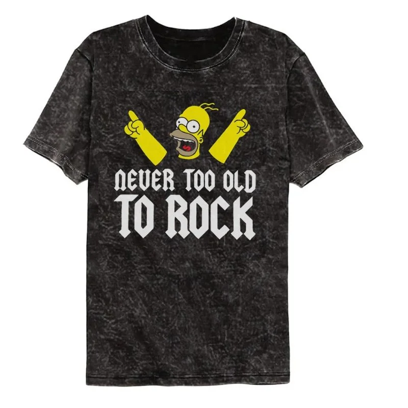 Short-Sleeve Washed T-Shirt — #646 6