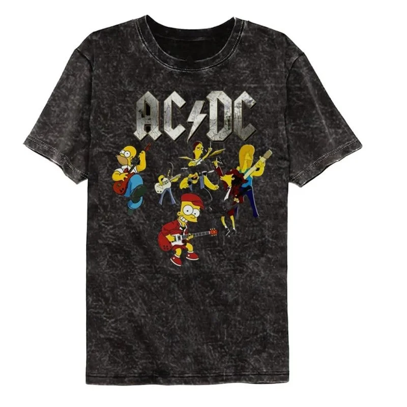Short-Sleeve Washed T-Shirt — #646 7