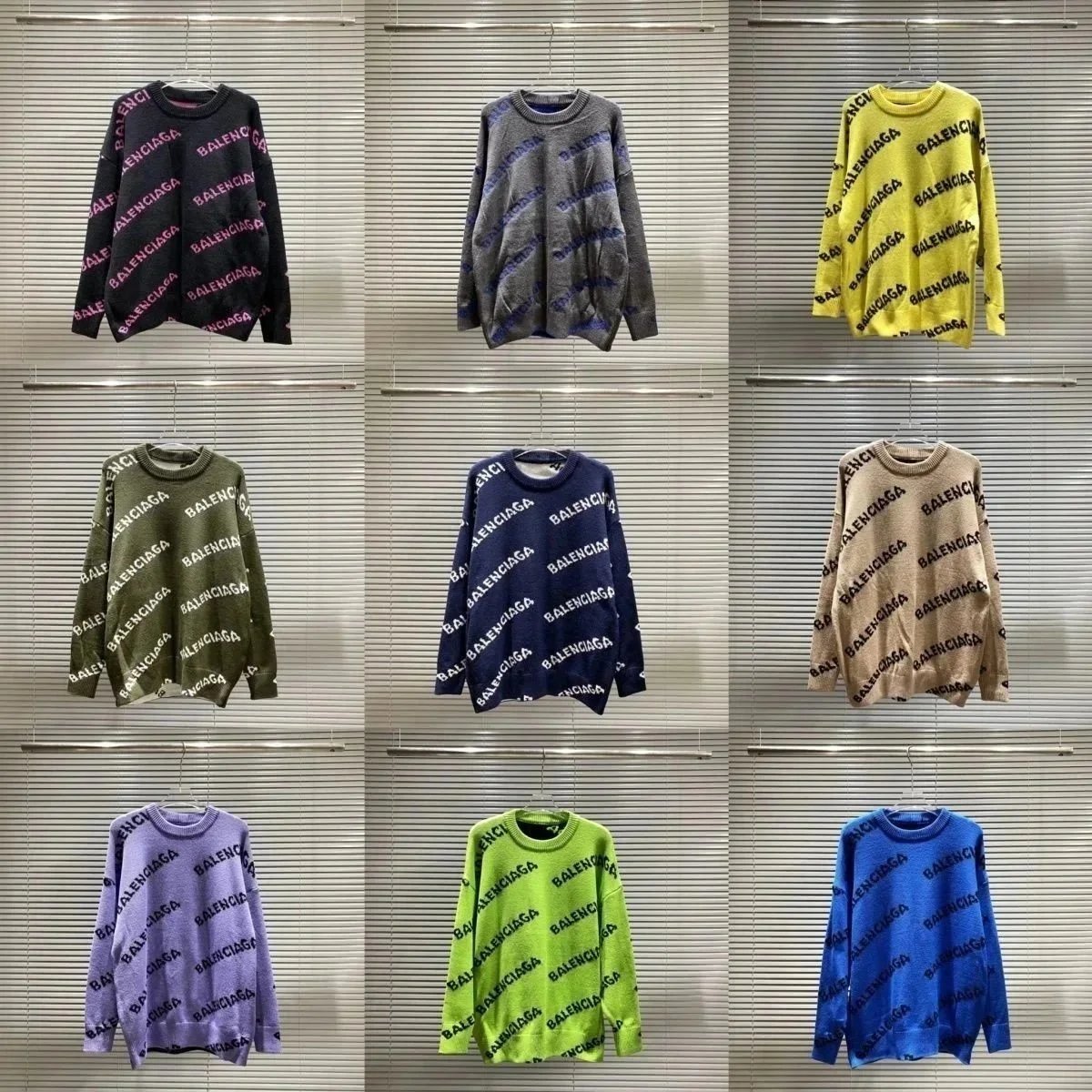 Unisex Loose-Fit Letter-Graphic Knitwear — CF
