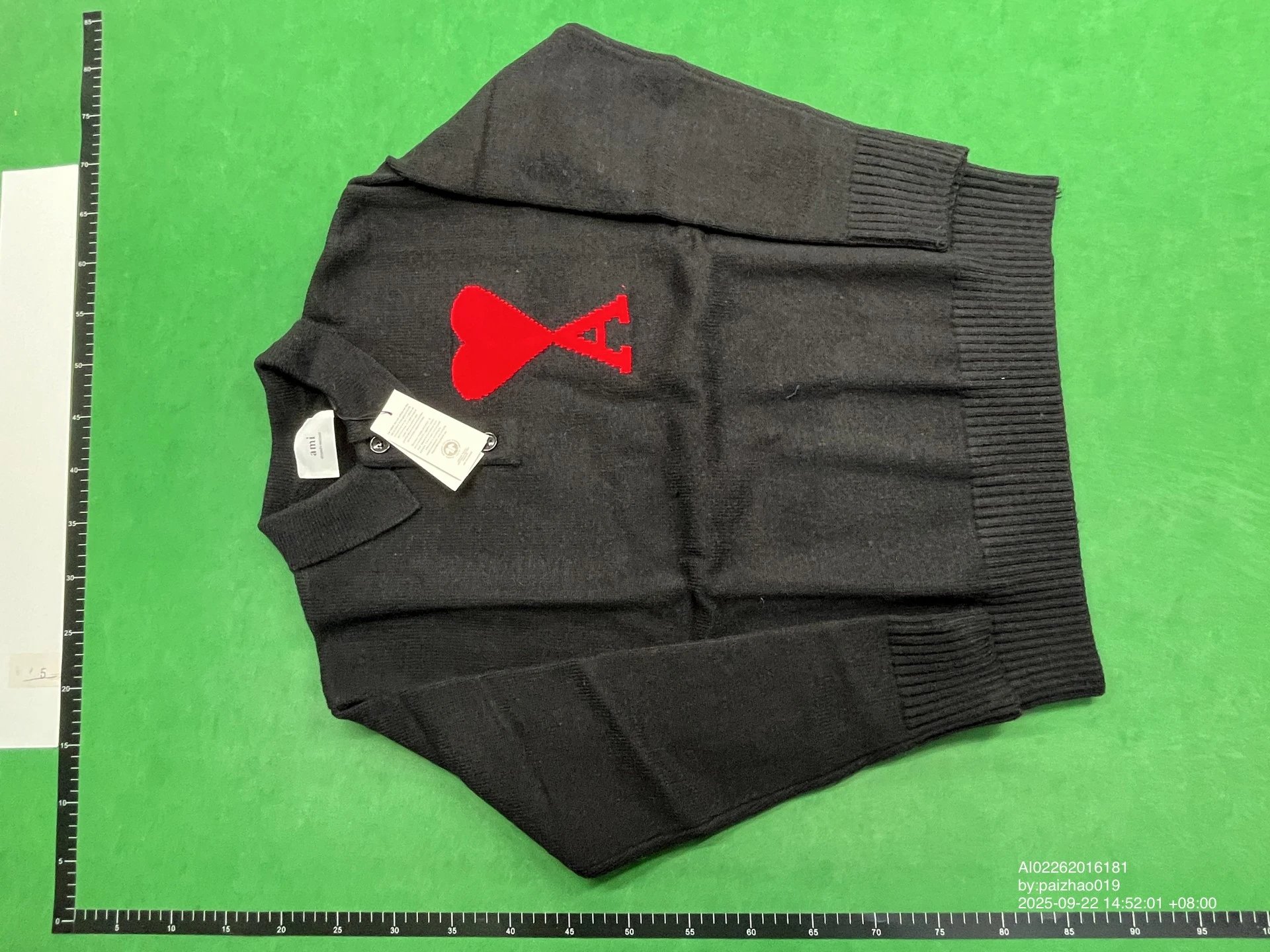 Lapel knitted