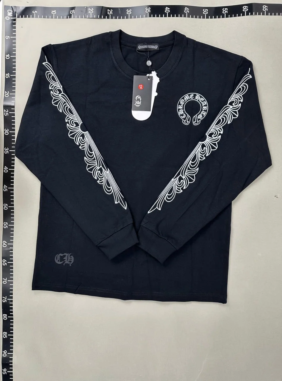 Unisex Crewneck Long-Sleeve Printed Sweatshirt — HJYE 3