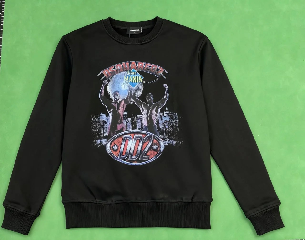 Unisex Cotton Crewneck Long-Sleeve Sweatshirt — Links 5